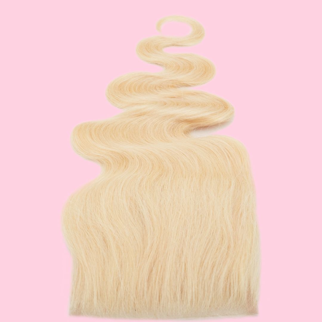 Russian Blonde Body Wave Closure – Glamorous Rebel Hair & Beauty
